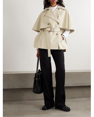 ジャケット MAX MARA Cotton gabardine Sigfrid cape Naturale Cotton gabardine Sigfrid cape MAX MARA - Nugnes1920