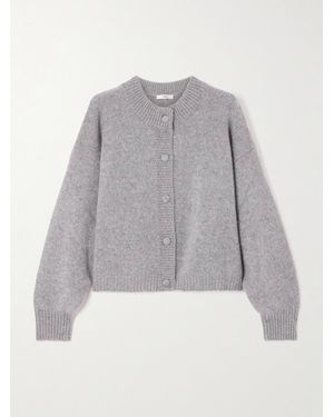 FRAME Fleck Cashmere Cardigan - Grey