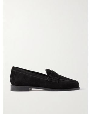 Aeyde Oscar Loafers Aus Veloursleder - Schwarz