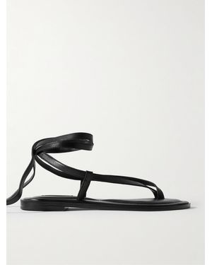 A.Emery Elliot Leather Sandals - White