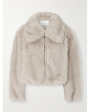 Frankie Shop Hope Plush Jacket - Natural