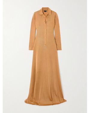 Tom Ford Knitted Maxi Dress - Natural