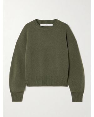 Another Tomorrow Pullover Aus Einer Recycelten Kaschmir-Wollmischung - Grün