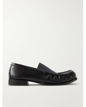 Dries Van Noten Leather Loafers - Black