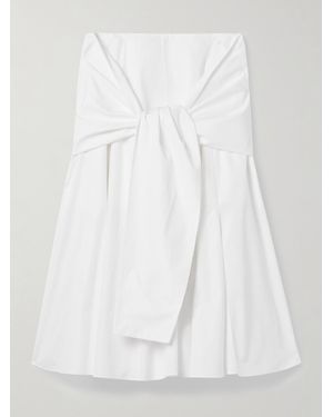 Loewe Layered Cotton-Poplin Midi Skirt - White