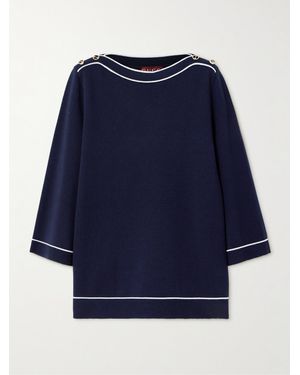 Gucci Rundhals-Strickware - Blau
