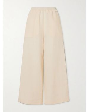 Eres L'Intemporel Select Linen Wide-Leg Trousers - Natural