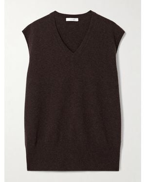 The Row Levi Cashmere Tank - Black