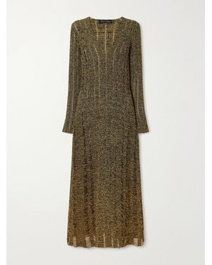 Proenza Schouler Maelle Cotton-Blend Tweed Maxi Dress - Green