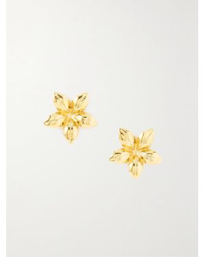 Marni Goldfarbene Ohrringe - Mettallic
