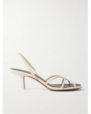 Neous Ibor Leather Slingback Sandals - Natural