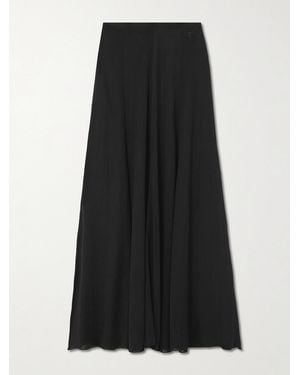 The Park Olivia Embroidered Pyratex Lyocell Maxi Skirt - Black