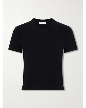Altuzarra Manny Woven T-Shirt - Black