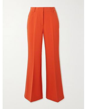 Stella McCartney Cropped Twill Flared Trousers