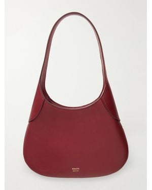 KHAITE Joan Small Leather Shoulder Bag - Red