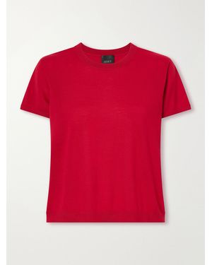 Leset James Margo Merino Wool Top - Red