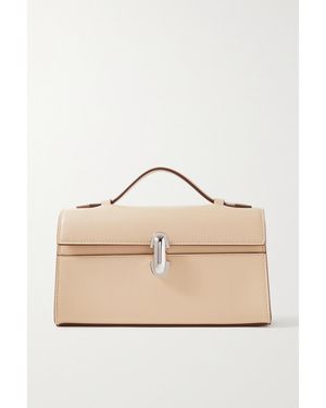 SAVETTE Symmetry Pochette Leather Tote - Natural