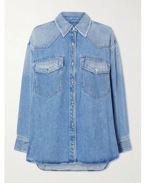 Agolde Lotta Denim Shirt - Blue