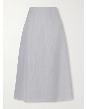 Twp A-Line Wool Midi Skirt - White