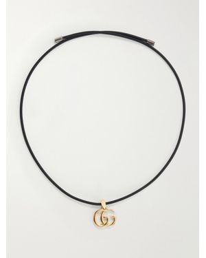 Gucci Gg Marmont-Tone Necklace - Natural