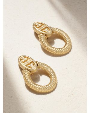 Susan Caplan Givenchy-Plated Clip Earrings - Natural