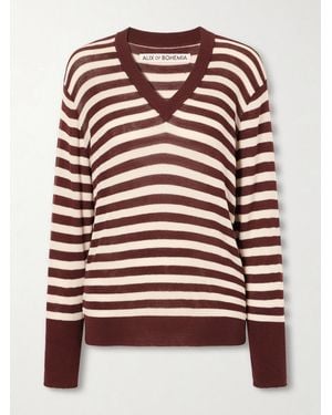Alix Of Bohemia Axel Clove Striped Knitted Jumper - Multicolour