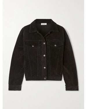 FRAME Cotton-Blend Corduroy Jacket - Black