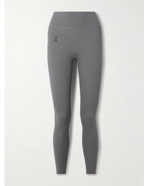 On Shoes Studio Leggings Aus Recyceltem Stretch-Material - Grau