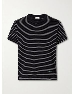Kallmeyer Kenzie Striped Cotton-Jersey T-Shirt - Black