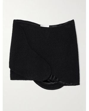 Ferragamo Bouclé Mini Skirt - Black