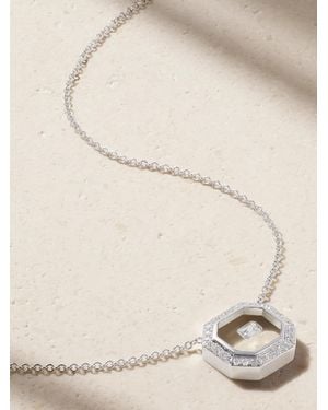 Nikos Koulis Universe 18-Karat, Diamond And Enamel Necklace - Natural