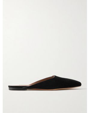Emme Parsons Suede Mules - White