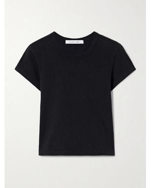 SLVRLAKE Denim Easy Cotton-Jersey T-Shirt - Black