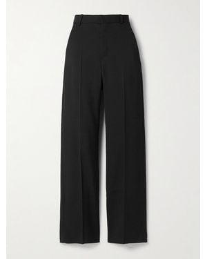 Wardrobe NYC Wool-Twill Straight-Leg Pants - Black
