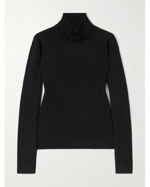 Leset James Wool Turtleneck Jumper - Black