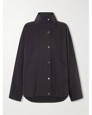 TOTEME Organic Cotton-Blend Jacket - Blue