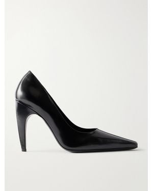 Jude Fame 105 Leather Court Shoes - Black