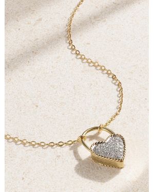 Yvonne Léon Cadenas Coeur 18-Karat Diamond Necklace - Natural