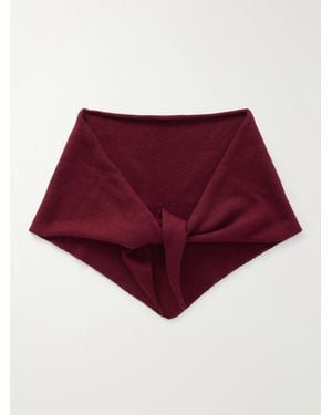 Lisa Yang Florianne Cashmere Scarf - Red