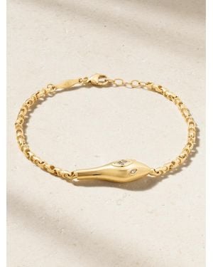 Jacquie Aiche Armband Aus 14 Karat Mit Diamanten - Natur