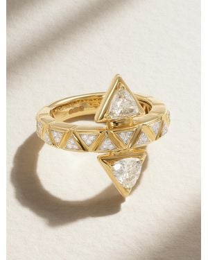 Marina B Triangoli Freccia 18-Karat Diamond Ring - Natural