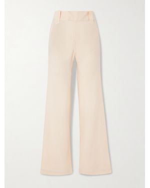 Johanna Ortiz Passage Poise Hose Mit Weitem Bein Aus Bioleinen - Natur