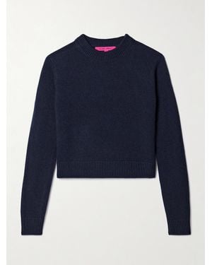 The Elder Statesman Kaschmirpullover - Blau
