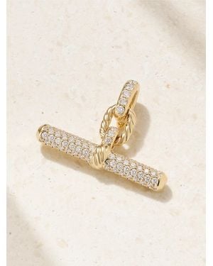 David Yurman Dy Madison 18-Karat Diamond Pendant - Natural