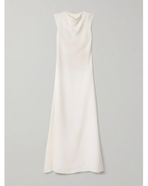 【送料&関税込】The Row Black Crepe Palau Dress Palau Dress Black in Silk – The Row