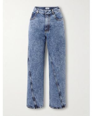 Alaïa Panelled Jeans - Blue