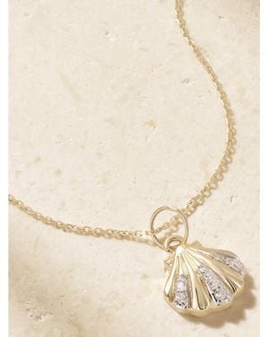 Mateo Petite Venus 14-Karat Diamond Necklace - Natural
