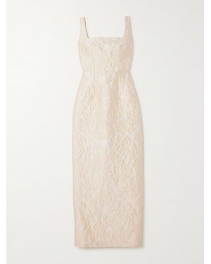 Emilia Wickstead Margie Cloqué Gown - White