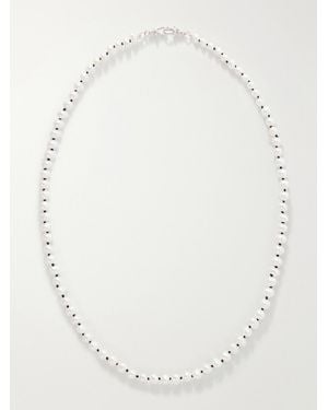 Loren Stewart Sterling And Pearls Necklace - White