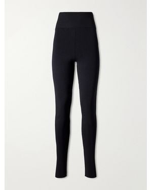 Lanvin Stretch-Knit Leggings - Blue